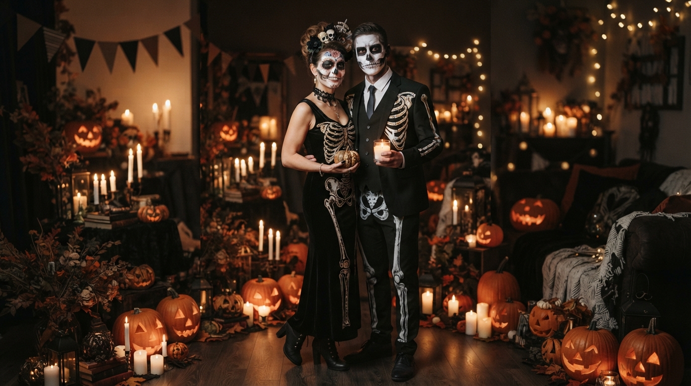 Classic Skeleton Couple